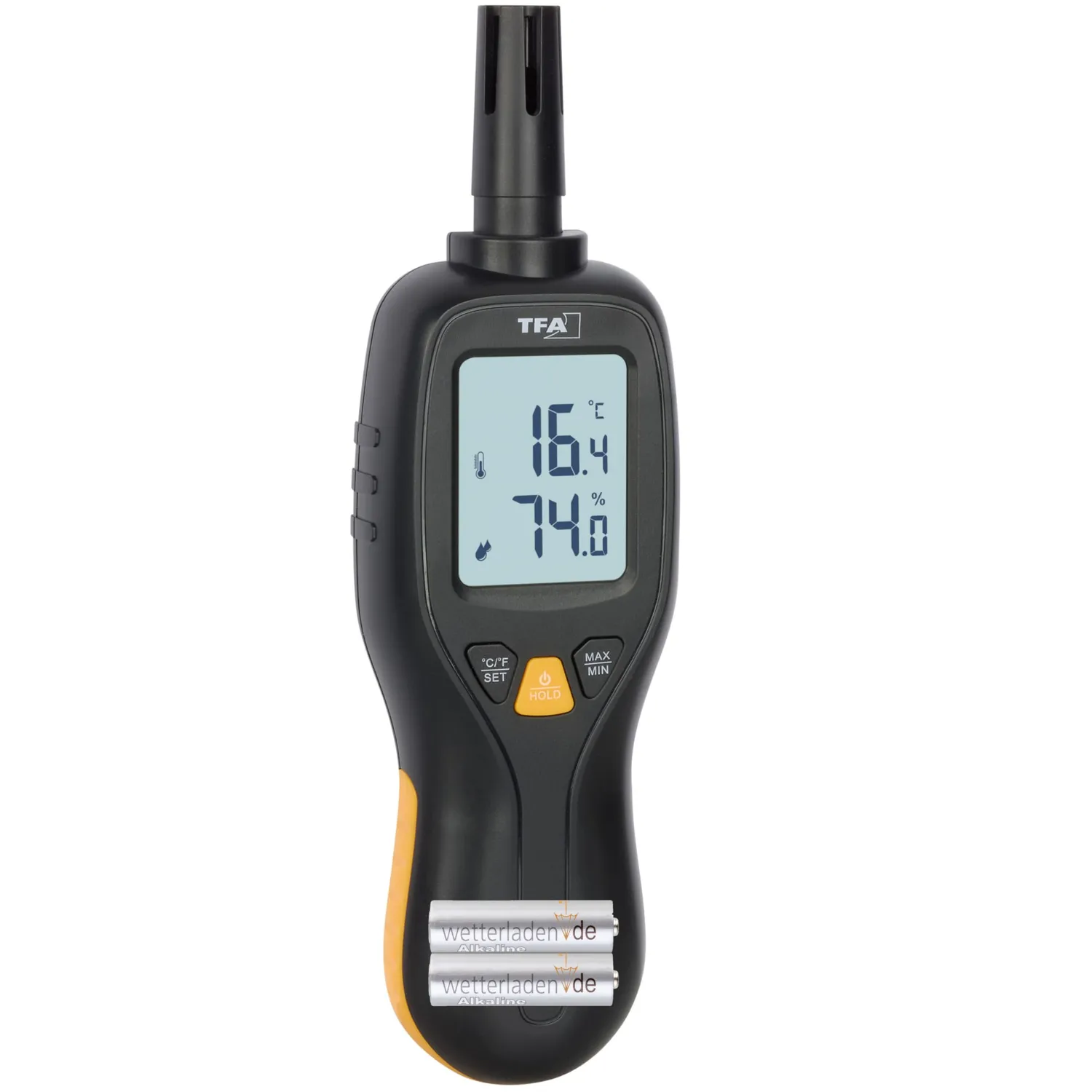 TFA Dostmann 31.1066.01 Hygrometer schwarz 0,3 Grad