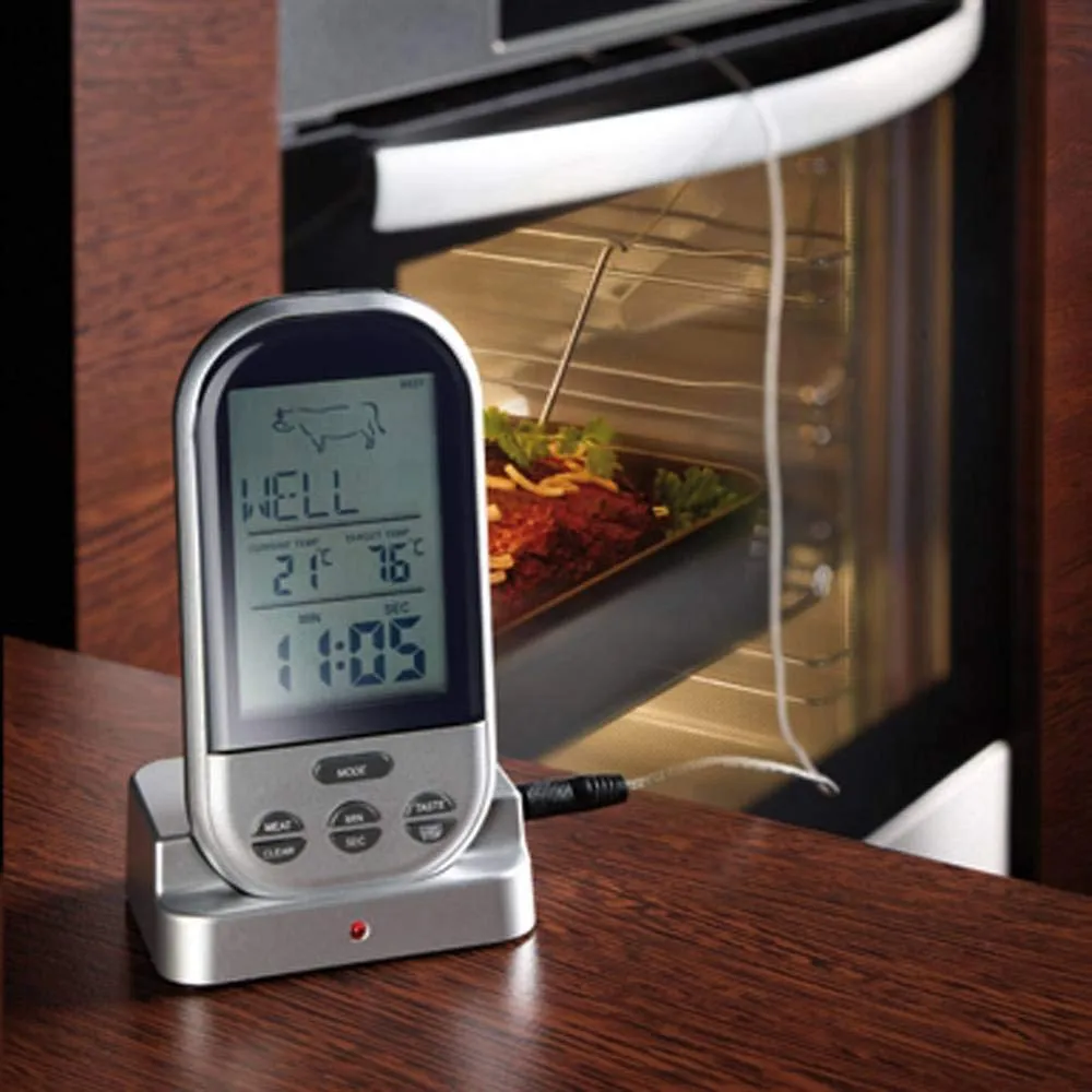 Technoline WS 1050 Funk-Bratenthermometer mit Temperaturalarm