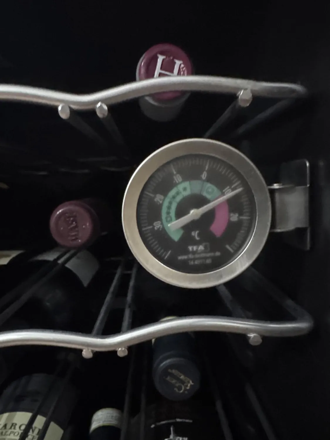 TFA Dostmann 14.4011.60 Kühlschrankthermometer analog Edelstahl