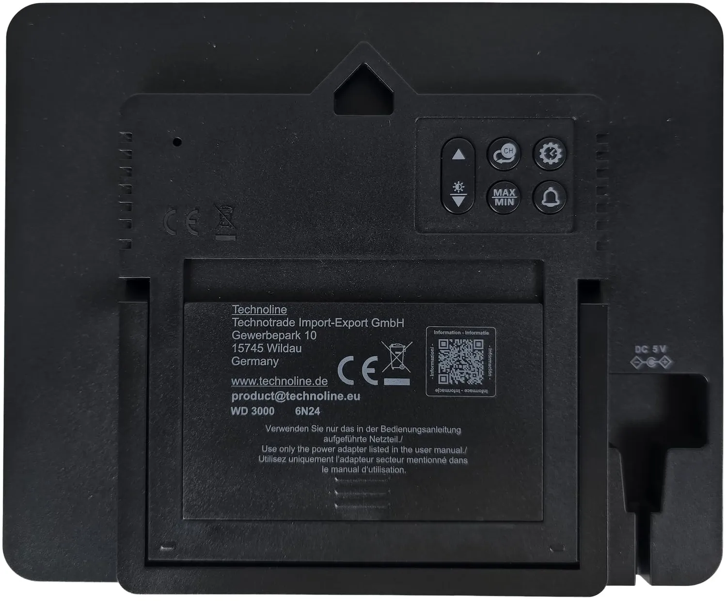 Technoline WD 3000 WLAN-Wetterstation mit Sensor und App