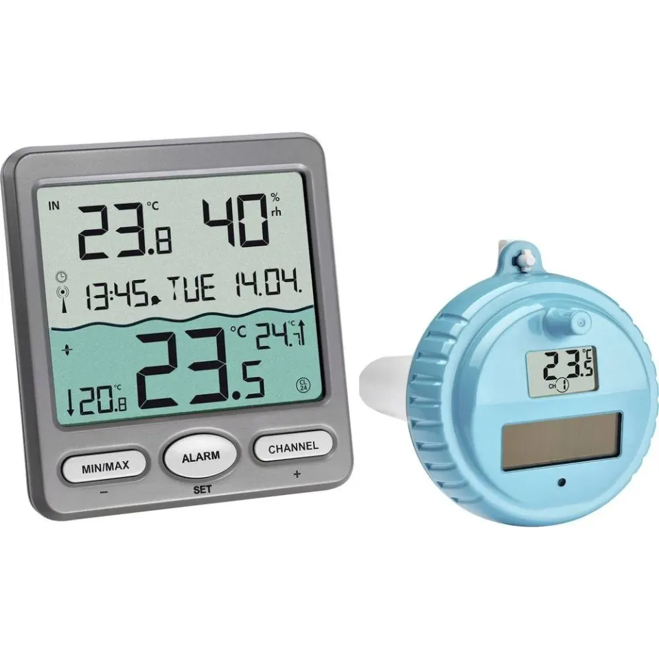 TFA Dostmann Venice 30.3056.10 Poolthermometer funk grau