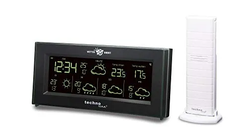 Technoline WD 2950 Wetterdirekt-Wetterstation Farbdisplay schwarz