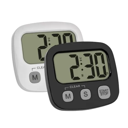 TFA Dostmann Cube 38.2057.40.02 Timer 2er-Set Uhr