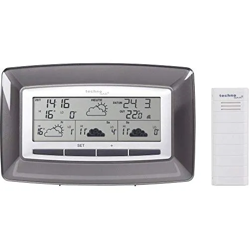 Technoline WD 4005 WetterDirekt-Station braun 4-Tage-Prognose