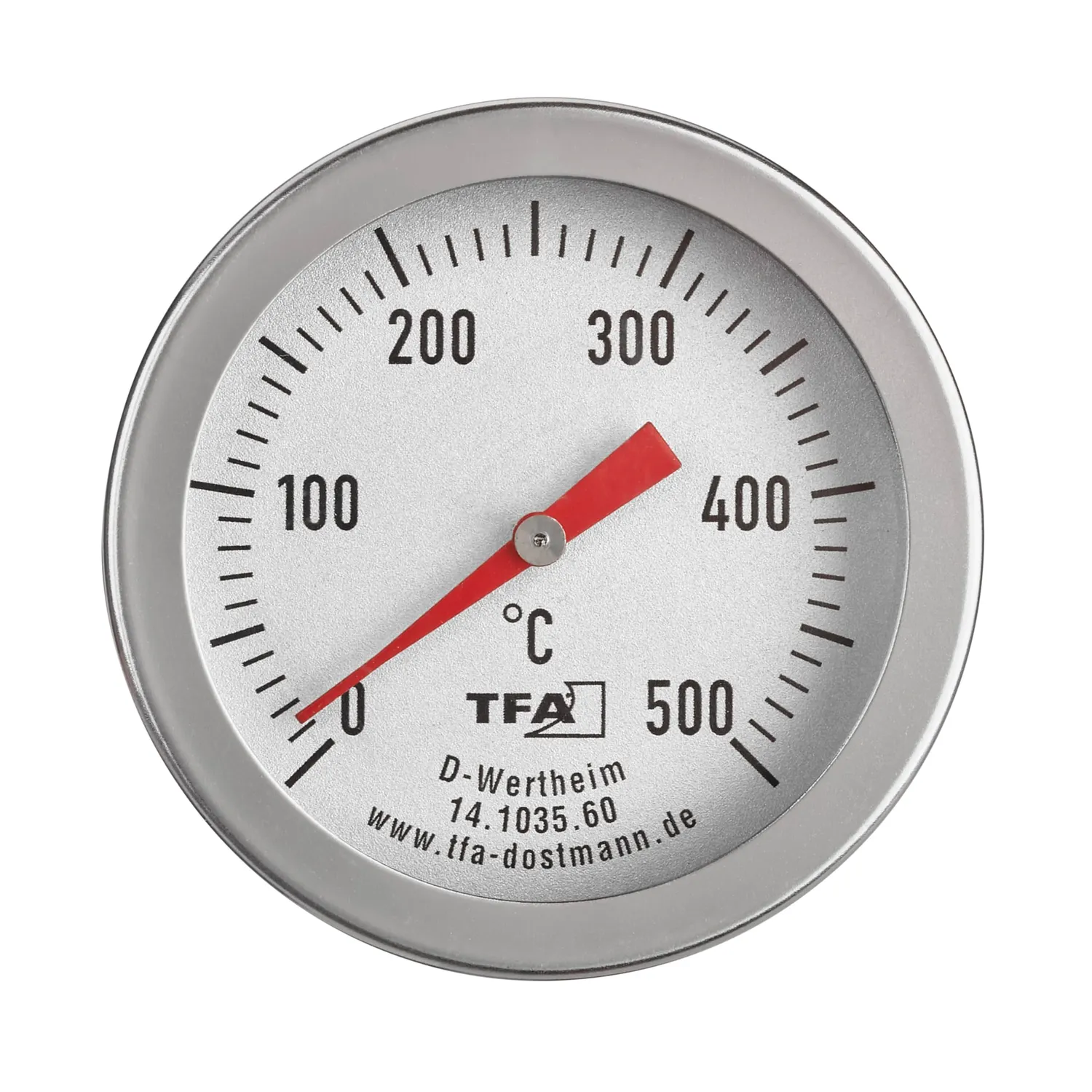 TFA Dostmann 14.1035.60 Backofenthermometer Edelstahl 500°C
