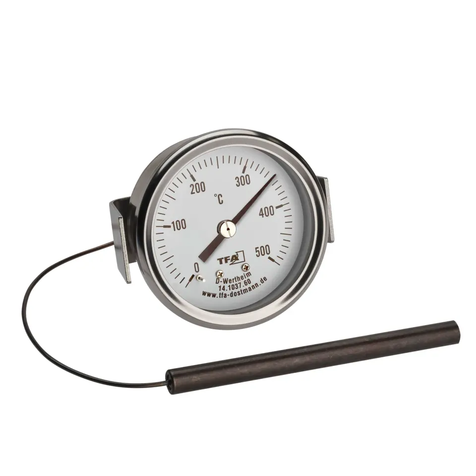 TFA Dostmann 14.1037 Backofenthermometer Edelstahl 500°C U-Clip