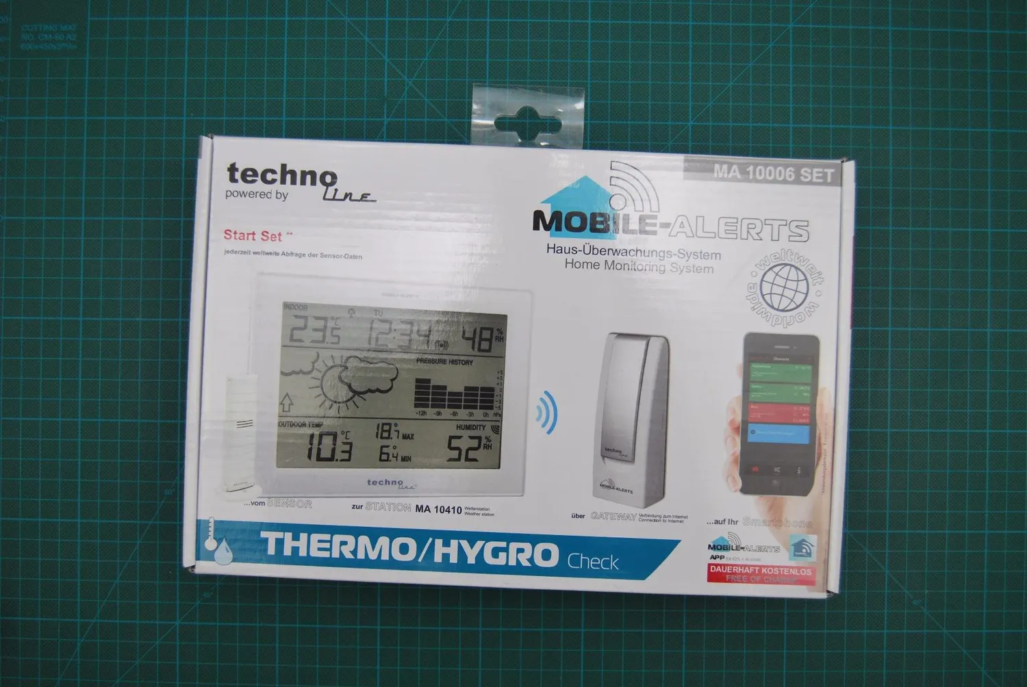 Technoline MA 10006 WLAN-Wetterstation Set Gateway Weiß