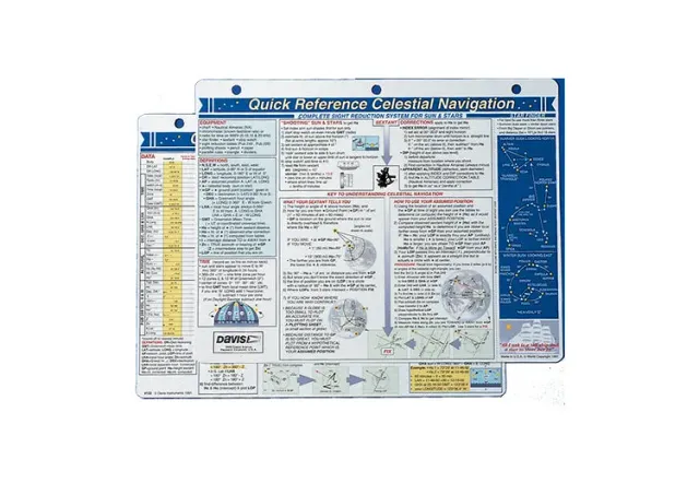 Davis 132 Kartenset Astronavigation Sextant