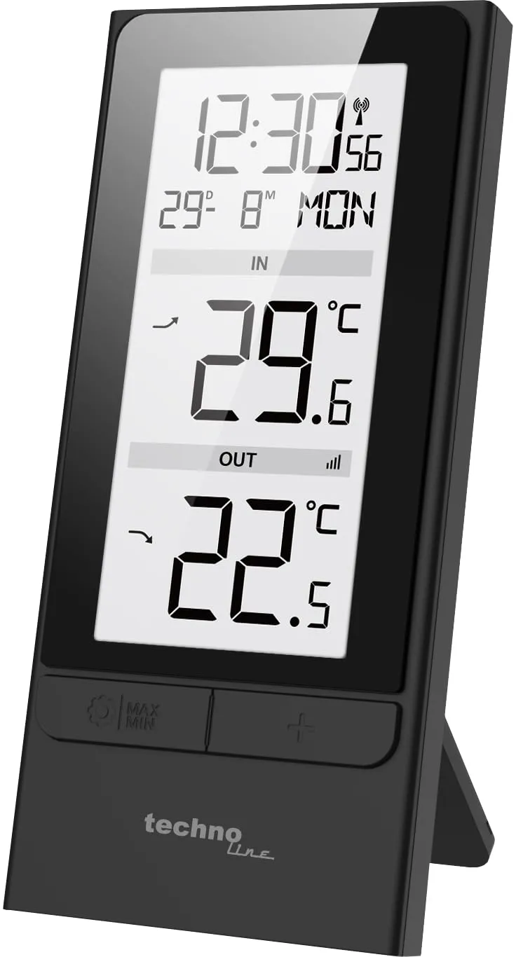 Technoline WS 9767 Funk-Temperaturstation schwarz