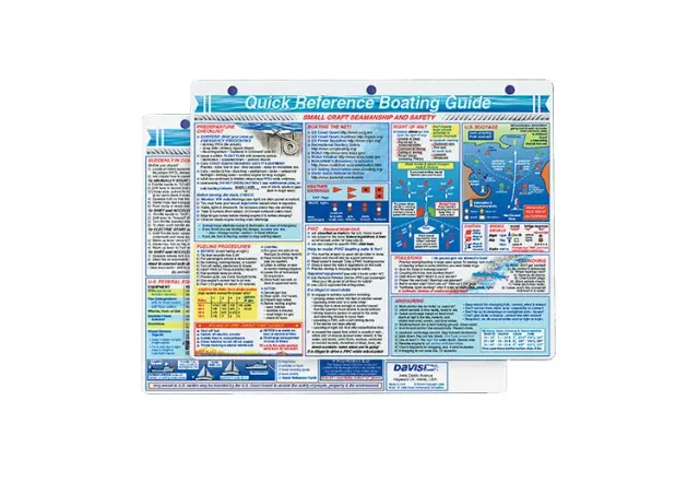 Davis 128 Boating Guide Referenzkarte wetterfest