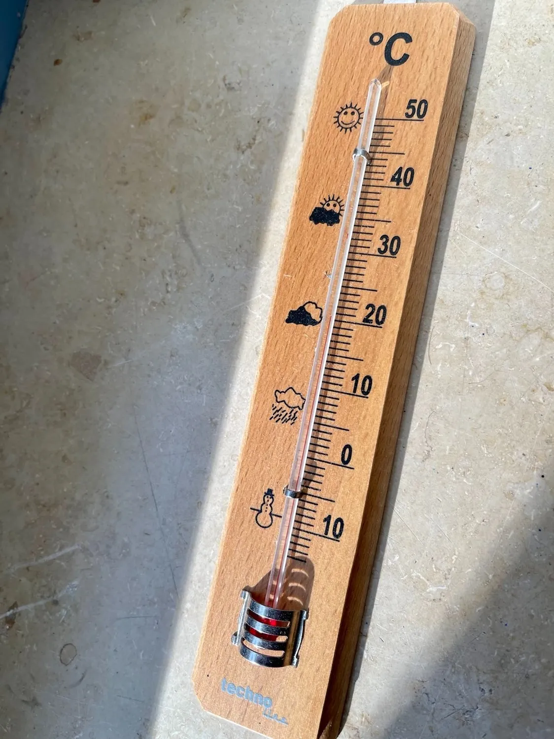 Technoline WA 2020 Thermometer analog Buche -14 bis 50°C