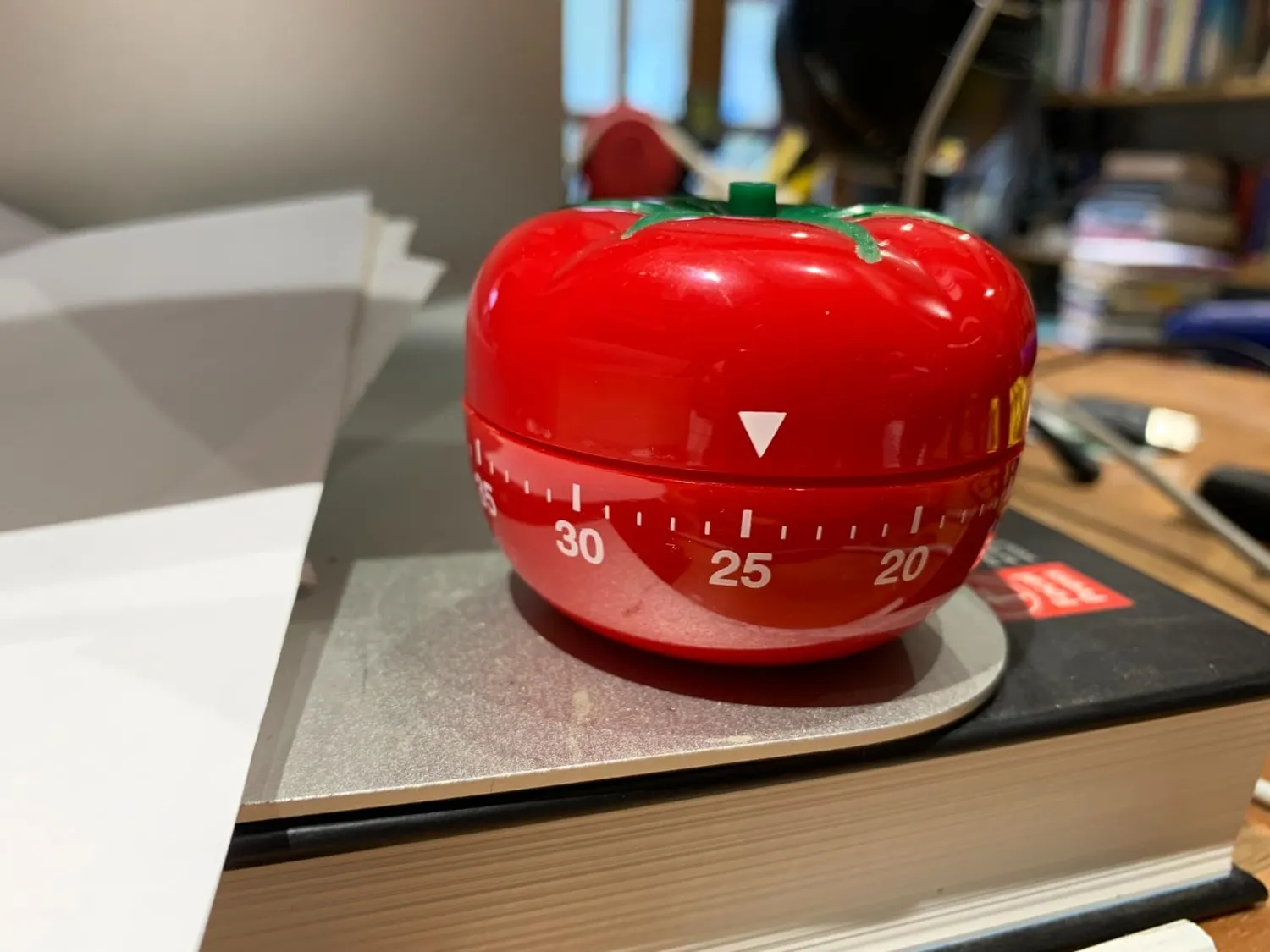 TFA Dostmann Pomodoro 38.1005 Kurzzeitwecker rot 60 Min