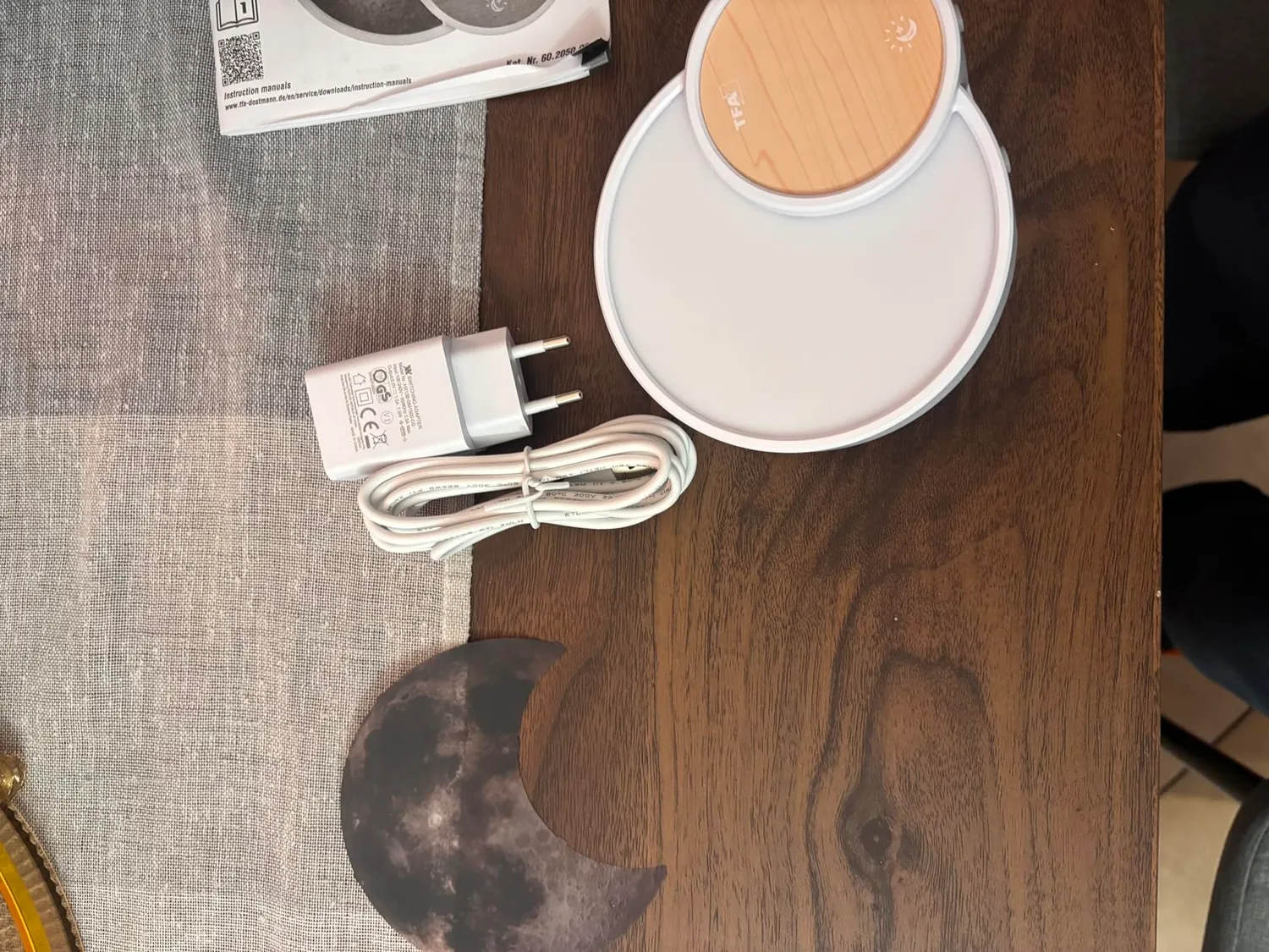 TFA Dostmann Soluna Mini 60.2050 Lichtwecker weiß Sonnenaufgang
