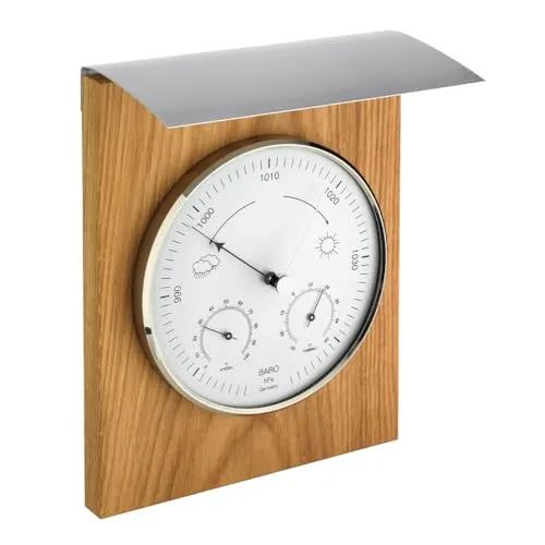 TFA Dostmann 12.1079 Wetterstation Holz analog