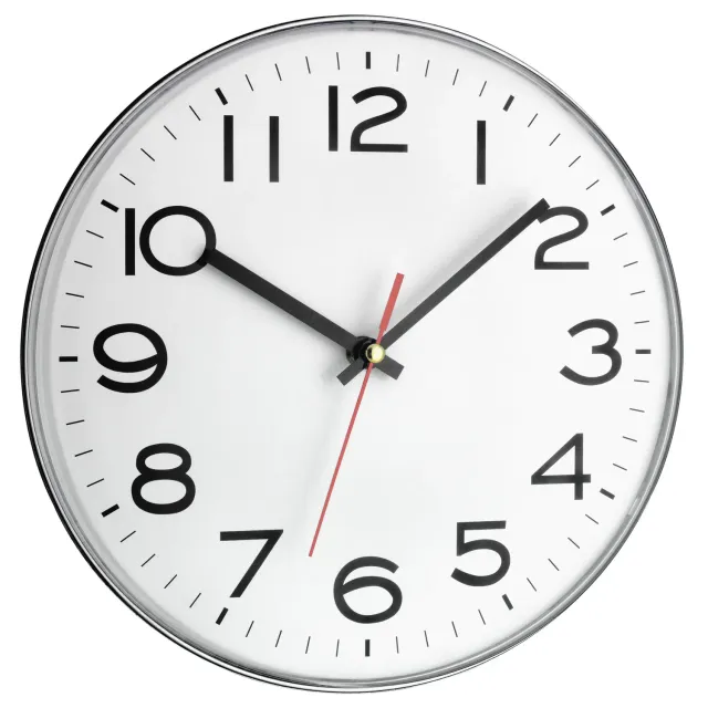 TFA Dostmann 60.3017 Analoge Wanduhr weiß 28 cm tickend