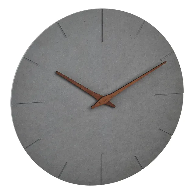 TFA Dostmann 60.3071.10 Wanduhr Beton-Optik Grau 29,7 cm