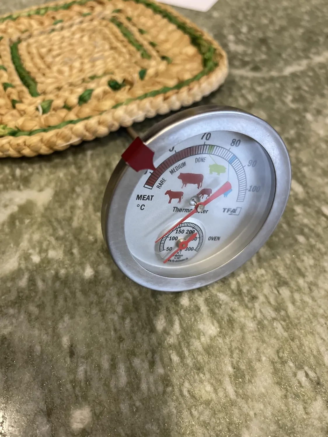 TFA Dostmann 14.1027 Braten-Thermometer Edelstahl analog