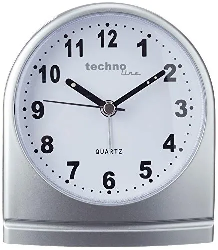 Technoline Geneva SL Quarzwecker silber analog