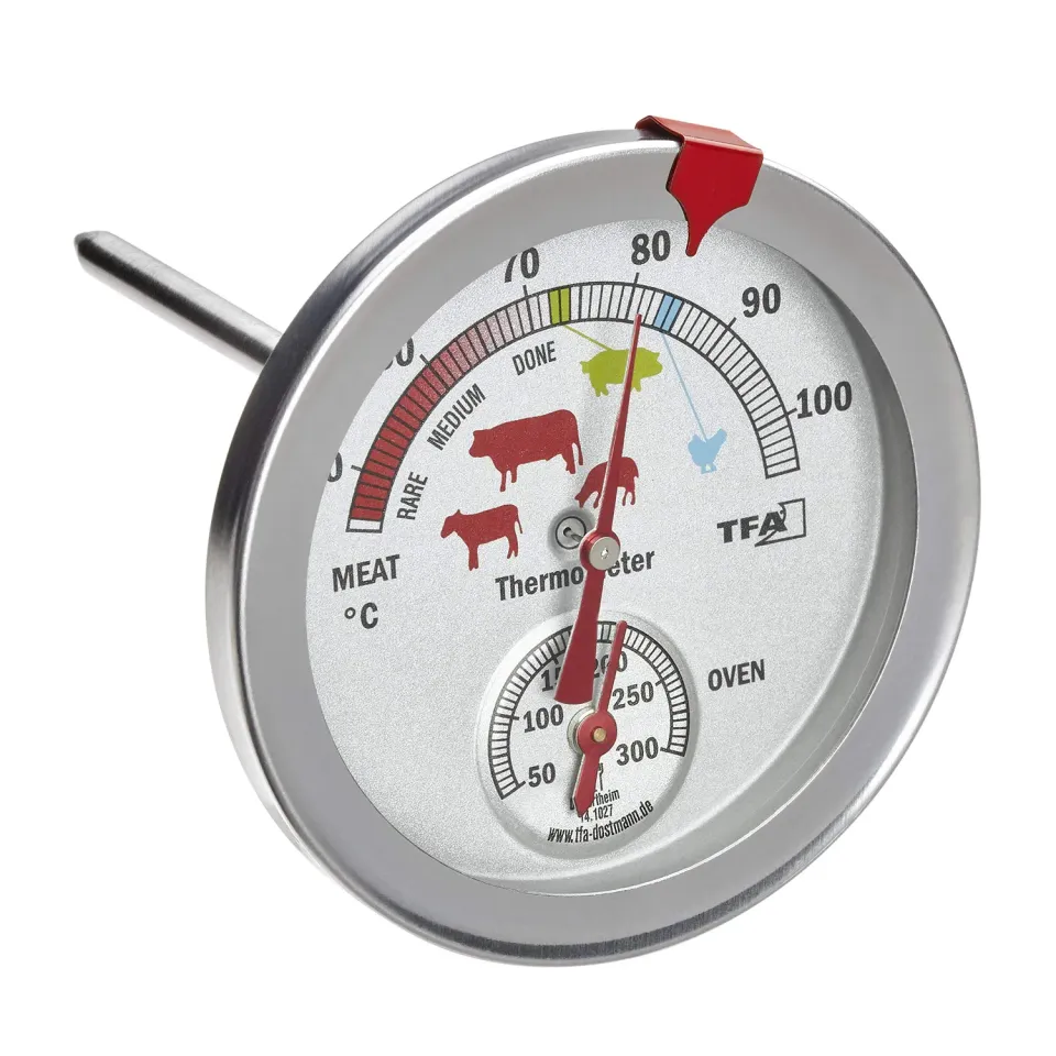 TFA Dostmann 14.1027 Braten-Thermometer Edelstahl analog