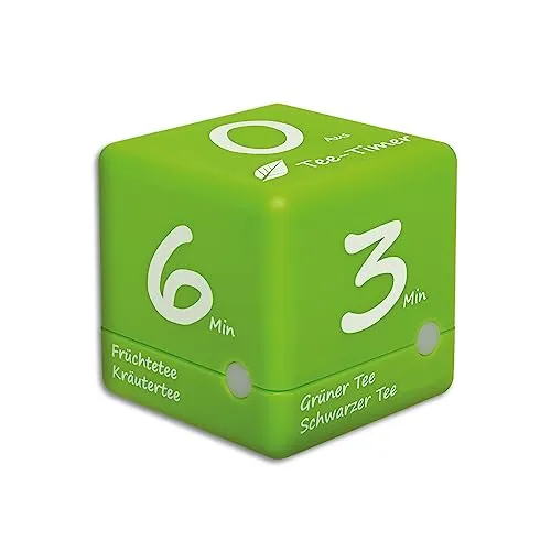 TFA Dostmann 38.2035.04 Tee-Timer grün Cube digital