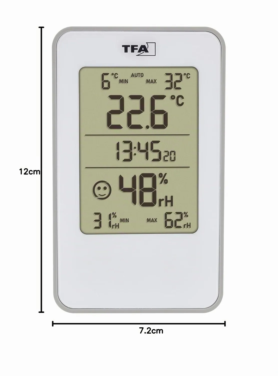 TFA Dostmann 30.5057 Thermo-Hygrometer weiß Schimmel