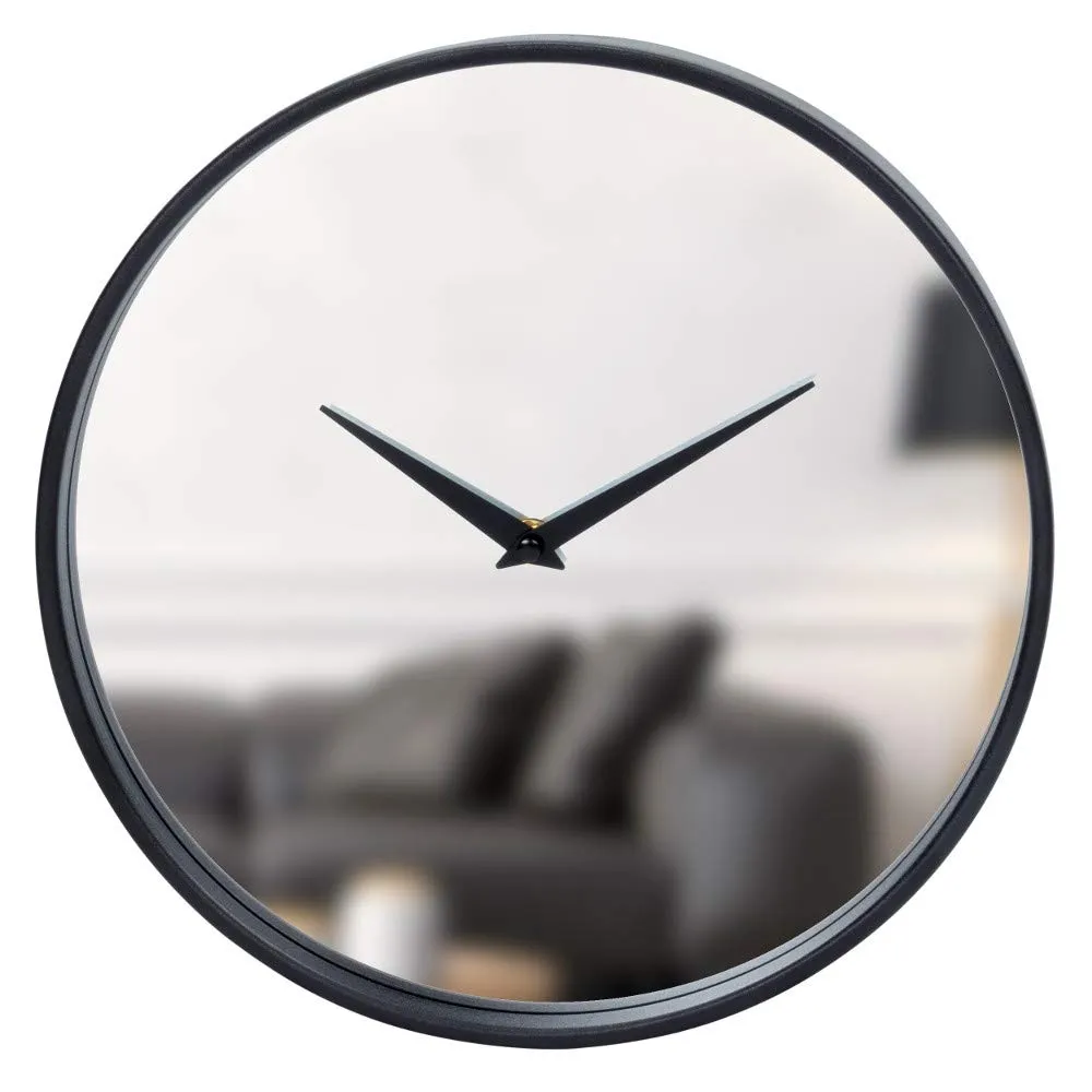 Technoline Manhattan 777063B Wanduhr 30 cm Spiegel