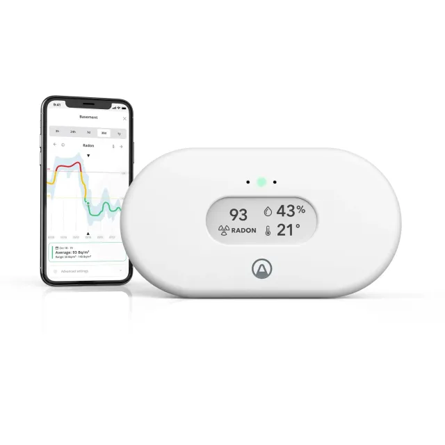 Airthings View Radon 2989 Radonmessgerät mit WLAN