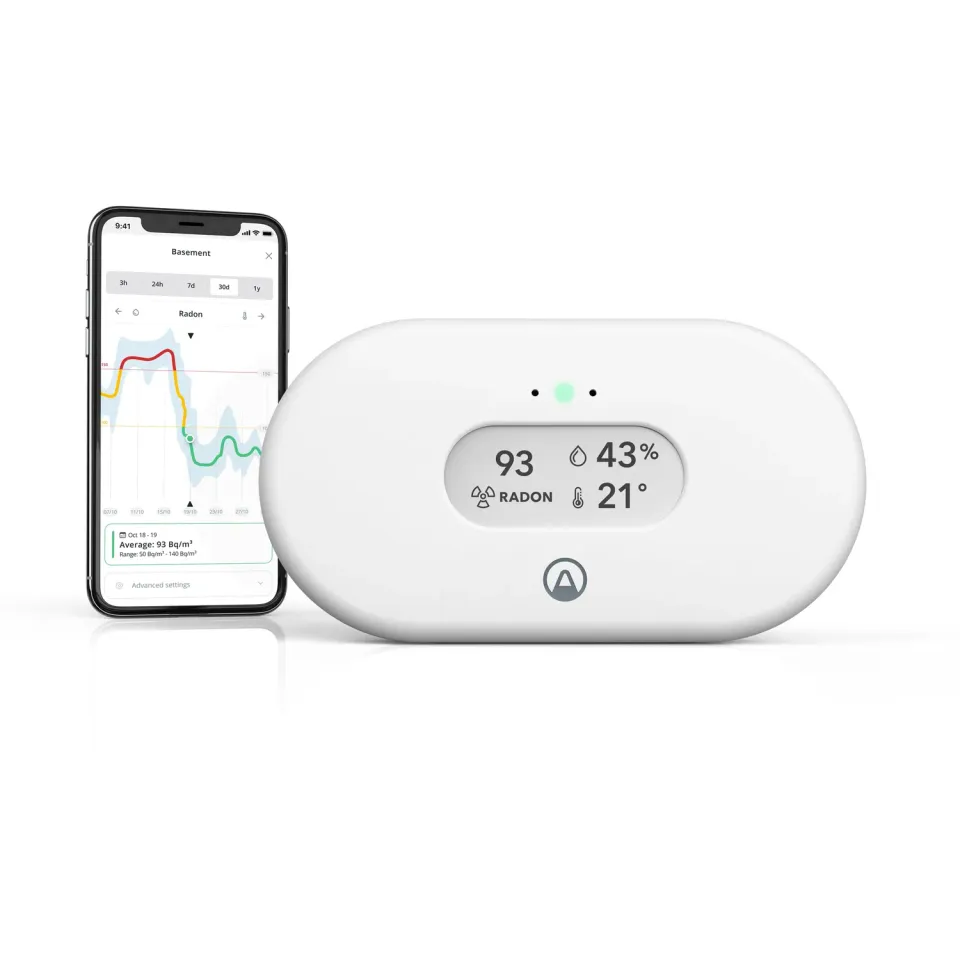 Airthings View Radon 2989 Radonmessgerät mit WLAN