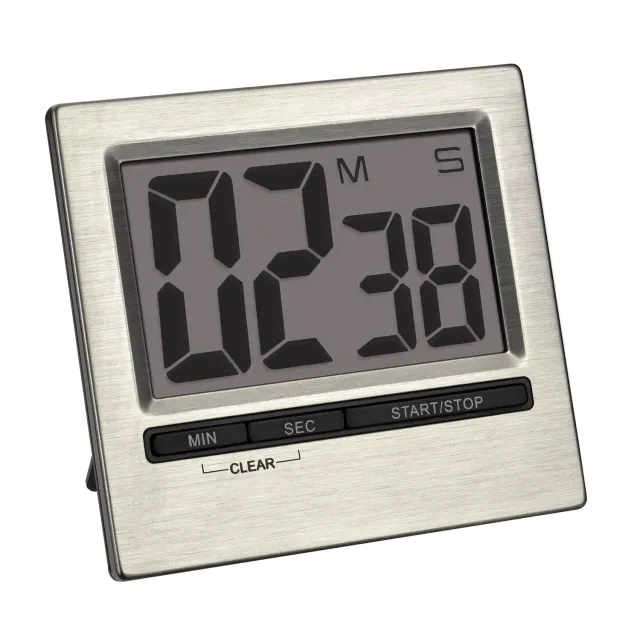 TFA Dostmann Cube-Timer 38.2013 Küchentimer Aluminium 99 Min