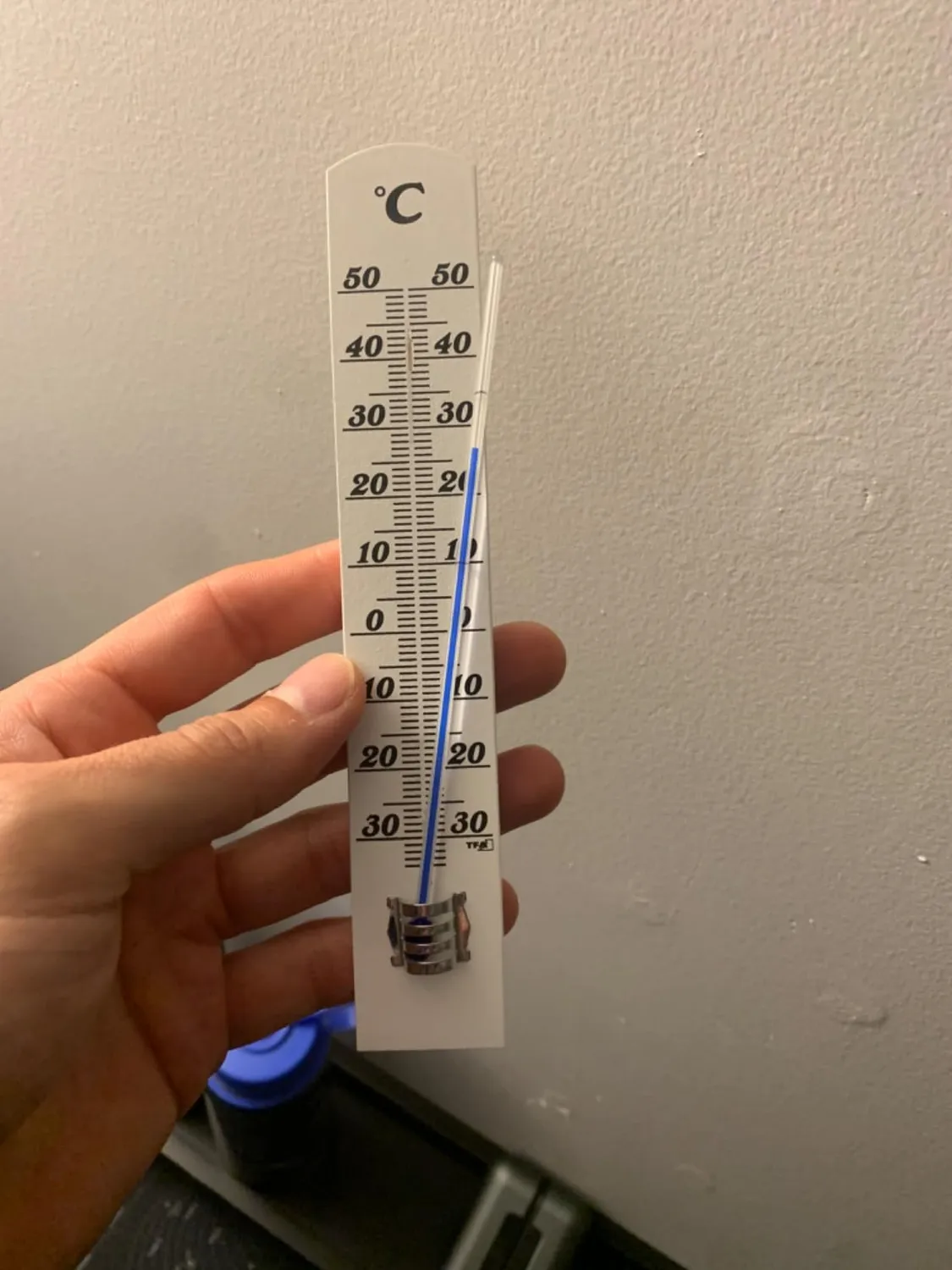 TFA Dostmann 12.1003.09 Innenthermometer Buche weiß analog