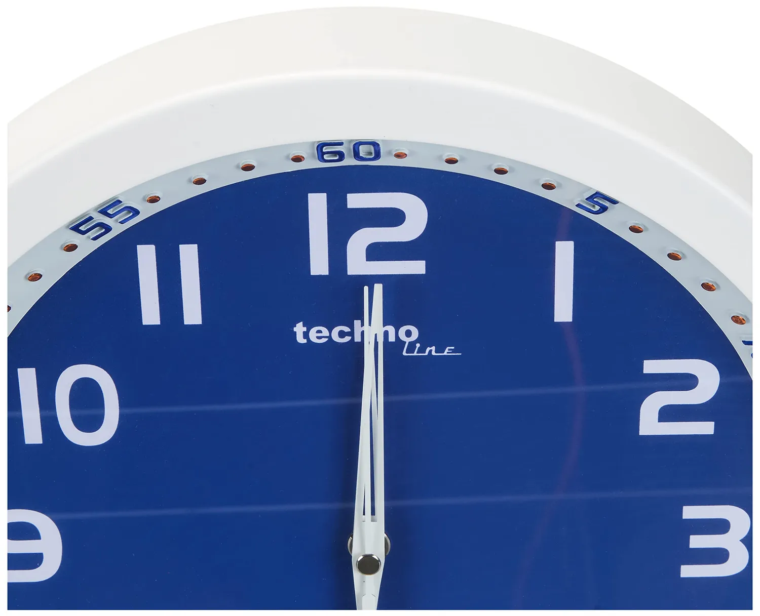 Technoline WT 8971 Funkwanduhr weiß-blau 30 cm DCF