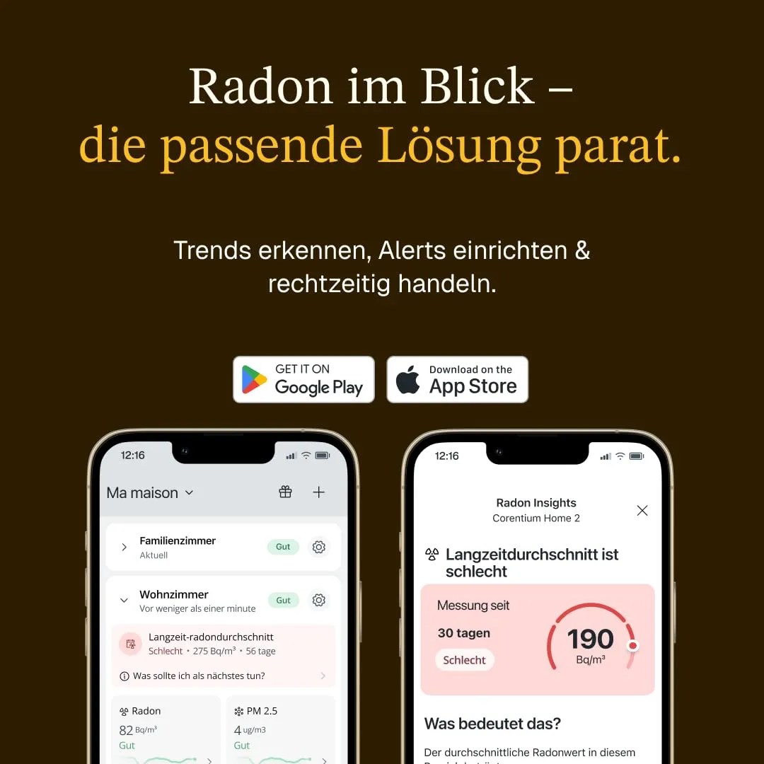 Airthings Corentium Home 2 325 Radonmessgerät Bluetooth