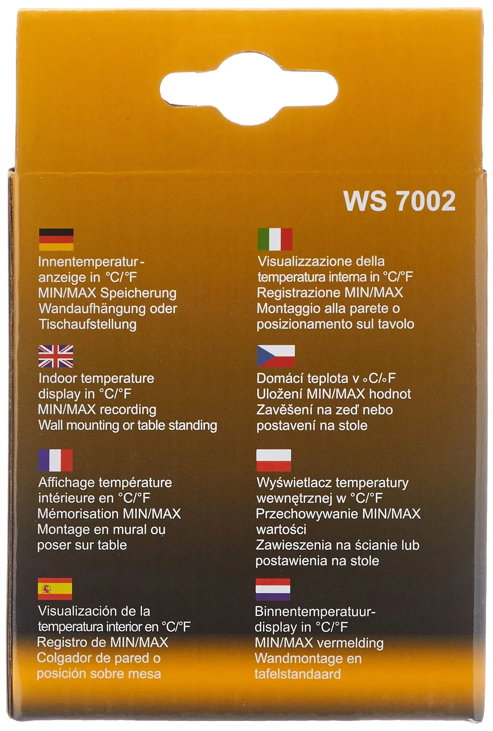 Technoline WS 7002 Innenthermometer digital Min/Max