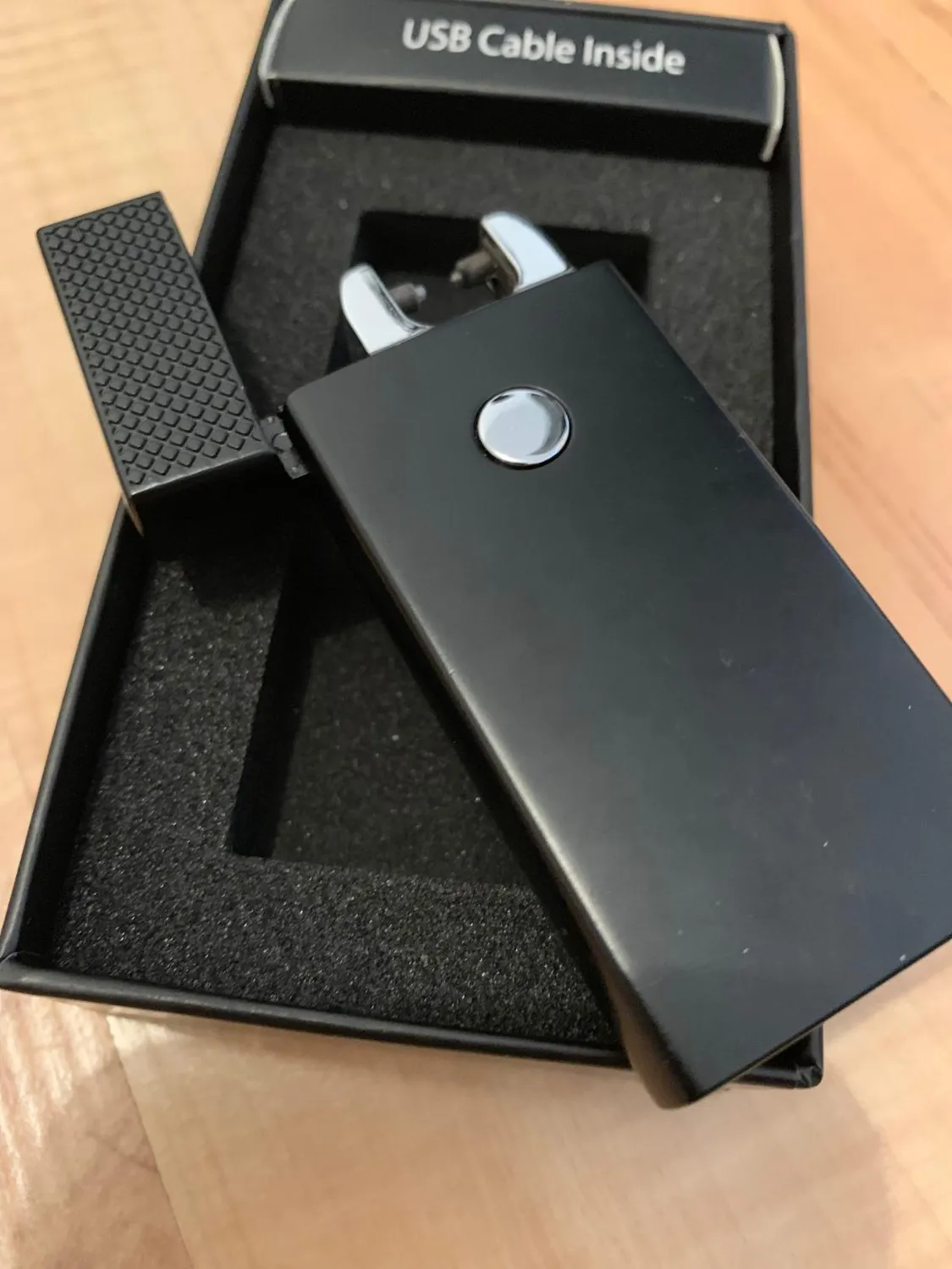 TFA Dostmann 98.1124.01 Lichtbogen-Feuerzeug schwarz USB