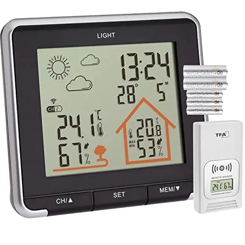 TFA Dostmann Life 35.1153 Funkwetterstation weiß mit Sensor