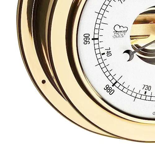 TFA Dostmann Maritim 29.4010.B Barometer Messing analog