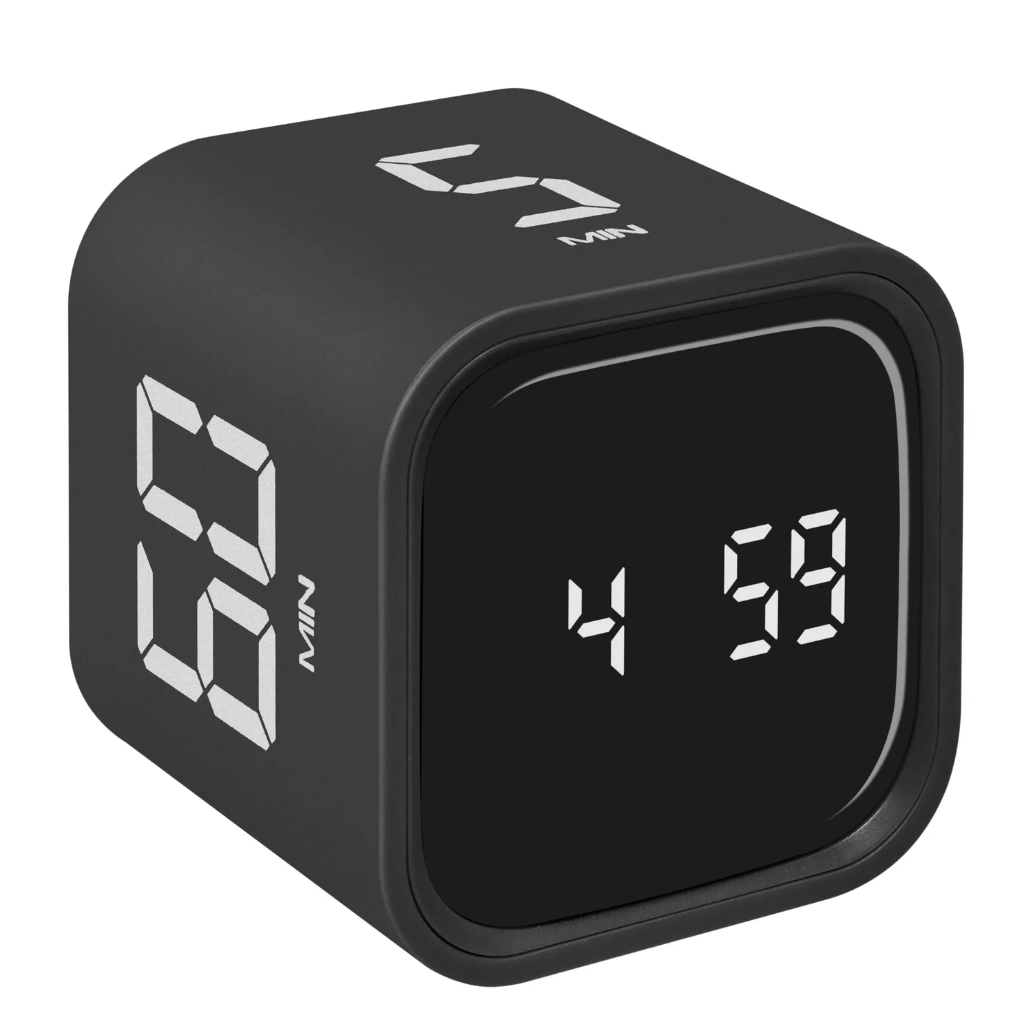 TFA Dostmann 38.2061 Cube-Timer Mini schwarz 5-60 Min.