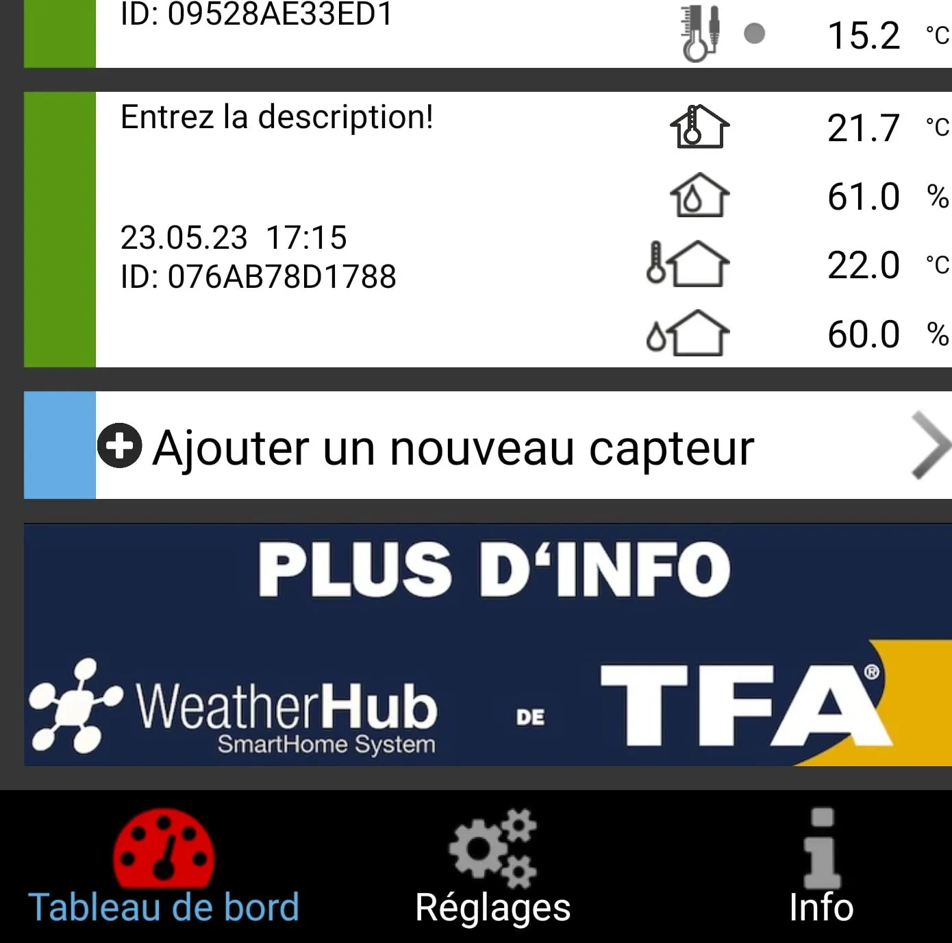 Technoline Mobile Alerts MA 10920 Wetterstation Funk App