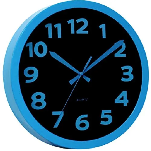 Technoline WT 7420 Wanduhr Blau Kunststoff 25,5 cm