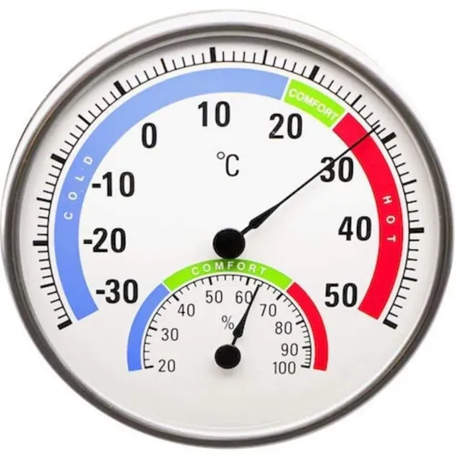 Technoline WA3050 analoges Thermo-Hygrometer rund 12 cm