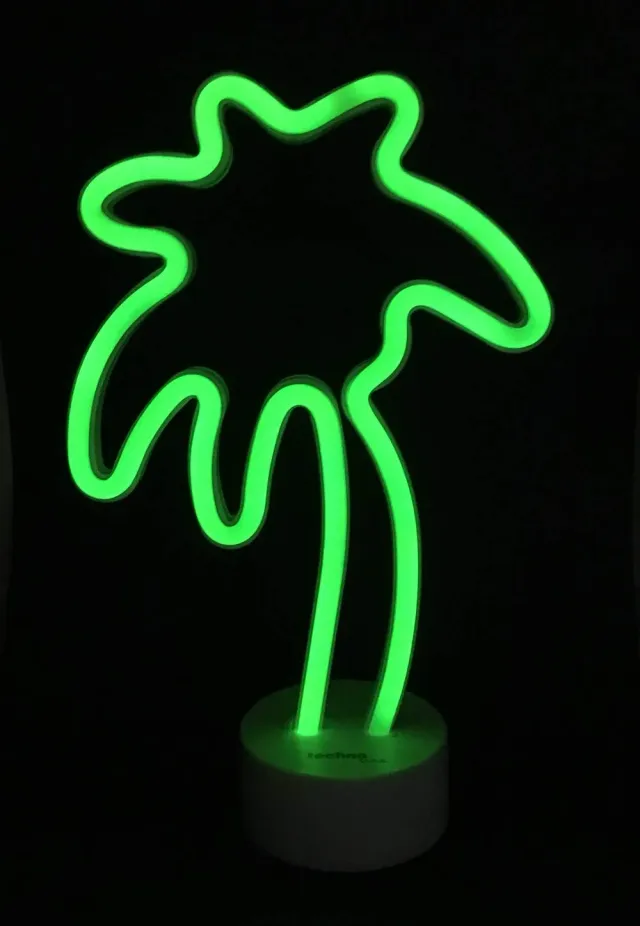 Technoline LED-Dekoleuchte Palme Batterie Neon-Look