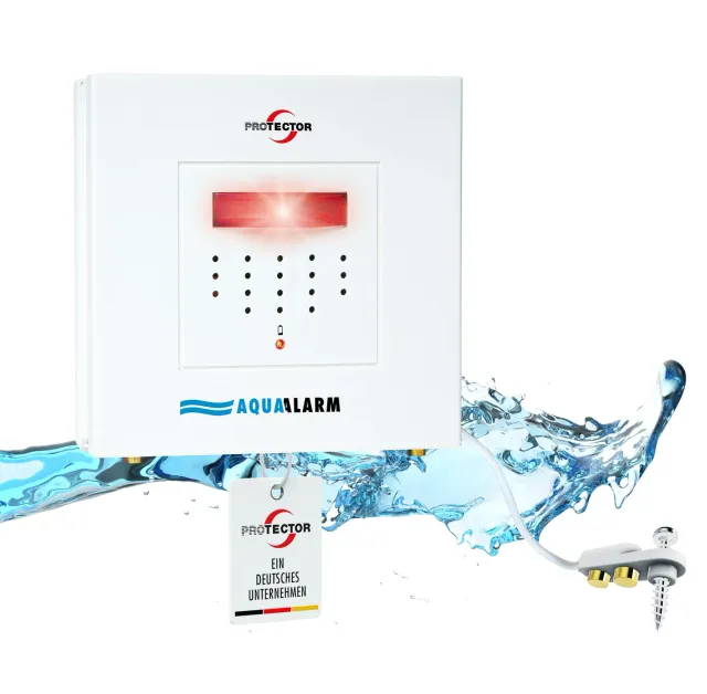 Protector WA-1.2 Wassermelder batteriebetrieben mit Kabelsensor