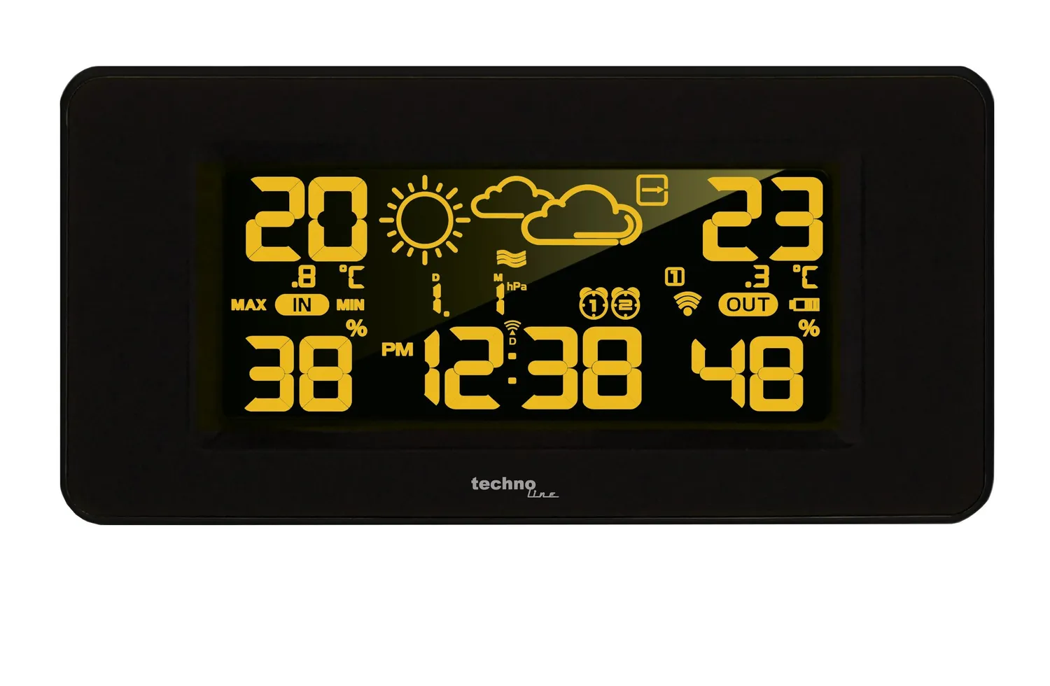 Technoline WS 6445 Funk-Wetterstation Farbdisplay Sensor