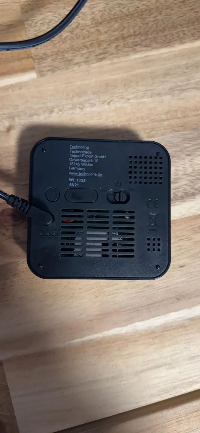 Technoline WL1025 CO2-Messgerät Monitor Akku