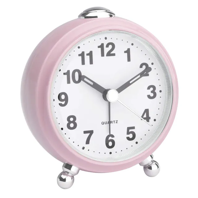 TFA Dostmann 60.1030 Retro-Wecker rosa geräuscharm