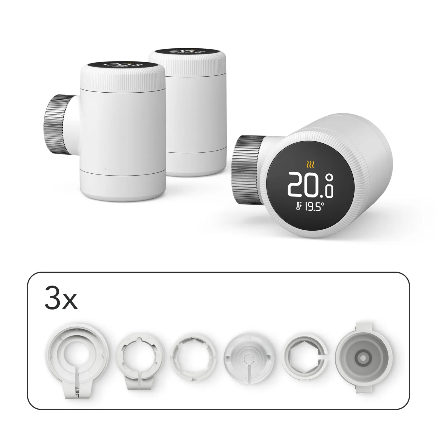 tado° V3+ Heizkörperthermostat 3er Pack smart App