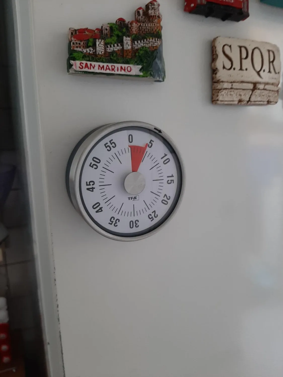 TFA Dostmann Puck 38.1028.10 Küchentimer mechanisch grau