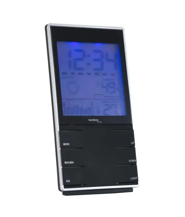 Technoline WS 9120 Wetterstation schwarz Innenklima