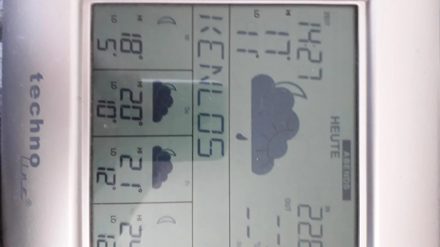 Technoline WD 9000 Wetterstation mit 5-Tage-Prognose