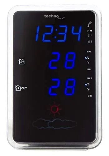 Technoline WS 6840 Wetterstation Silber-Schwarz